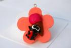 pendentif fleur coccinelle