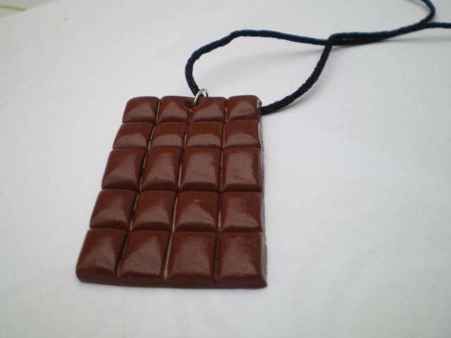 pendentif chocolat