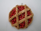 pendentif tarte cerise