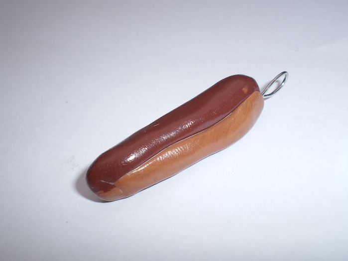 pendentif éclair au chocolat