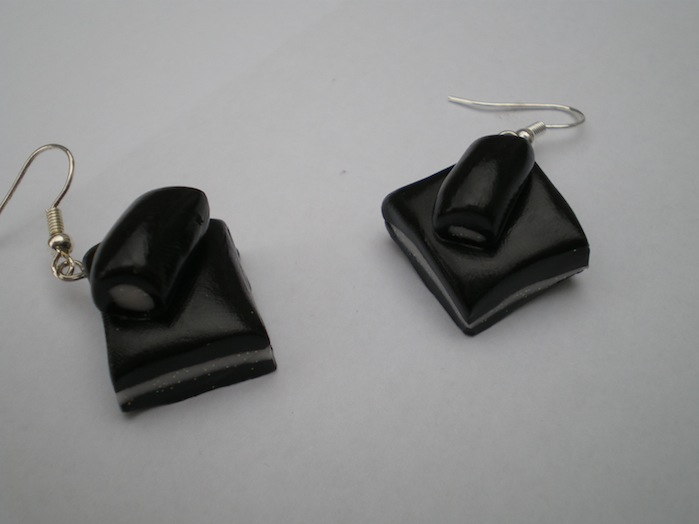 Boucles d'oreilles réglisse