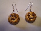 Boucles d'oreilles BN chocolat