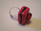 Bague réglisse rose