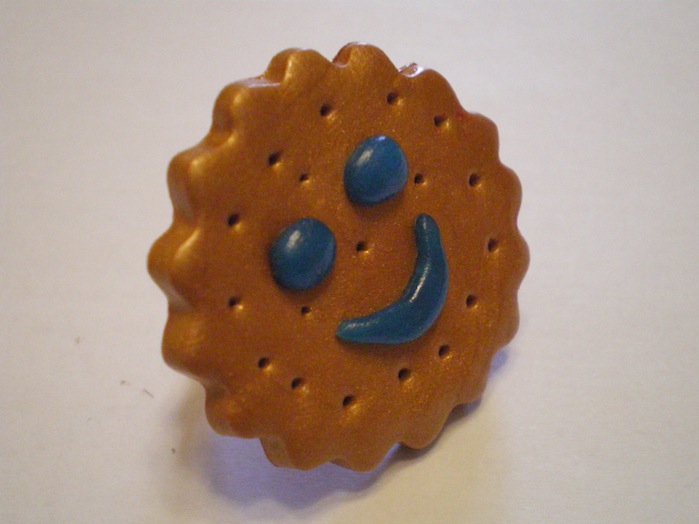 bague petit beurre bleu
