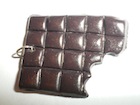 Pendentif chocolat croqué
