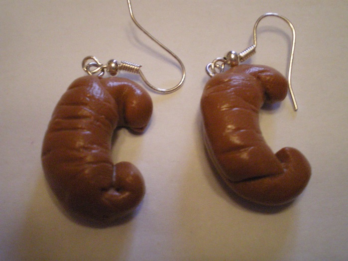 Boucles d'oreilles croissant