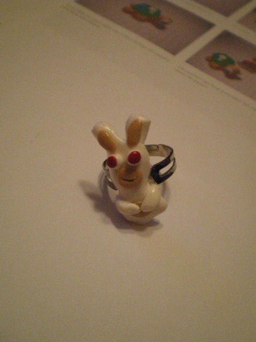 bague lapin crétin