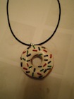pendentif donuts paillette