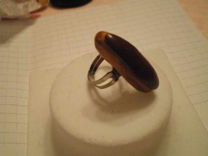 bague éclair chocolat