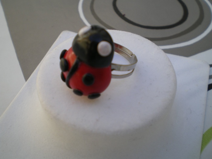 bague coccinelle