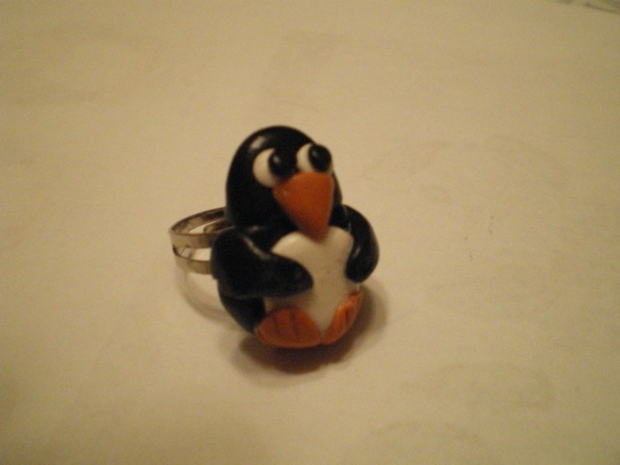 bague pingouin