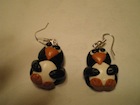 boucles d'oreilles pingouin