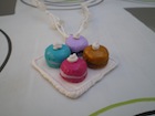 pendentif plateau macarons
