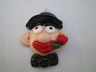 pendentif clown amoureux
