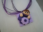 Pendentif bébé pocket violet