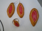 Parure barquette fraise