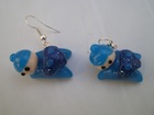 Boucles d'oreilles baby blue