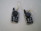 Boucles d'oreilles téléphone portable