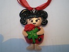 Pendentif poupée coccinelle