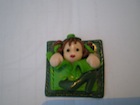 Pendentif bébé pocket vert