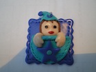 Pendentif bébé pocket bleu