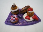 Pendentif plateau dessert gourmand