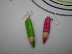 Boucles d'oreilles crayons